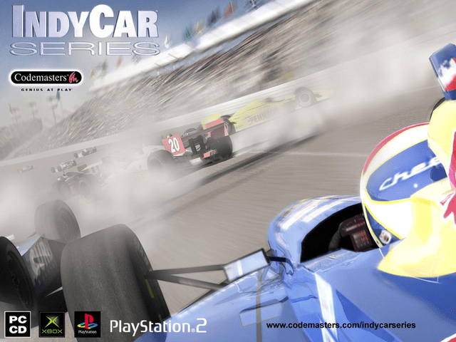 IndyCar Series title screen for Xbox